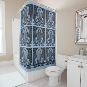 Art Deco Shower Curtain