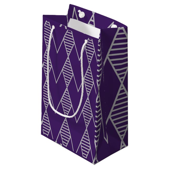 Art Deco Small Gift Bag (Front Angled)