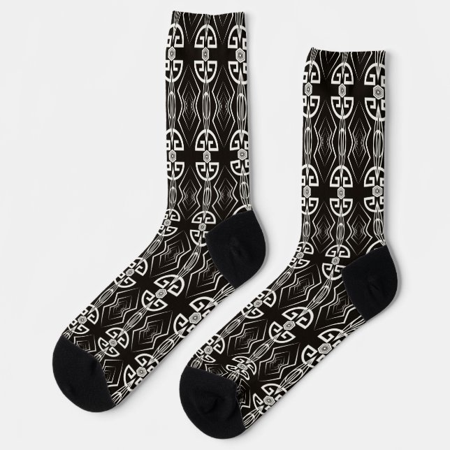 art deco socks (Left)