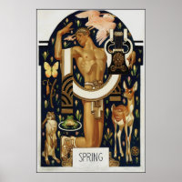 Art Deco SPRING – Apollo and Animals