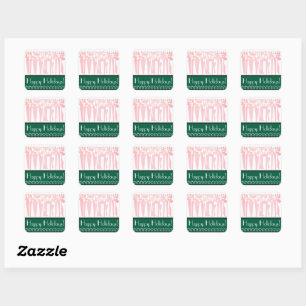  ART DECO SQUARE STICKER