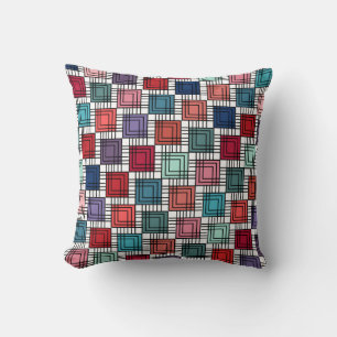 Art Deco Squares  Cushion