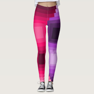 Art Deco Squares  Leggings