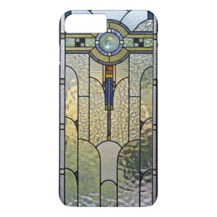 Art Deco Stained Glass Window iPhone 8 Plus case