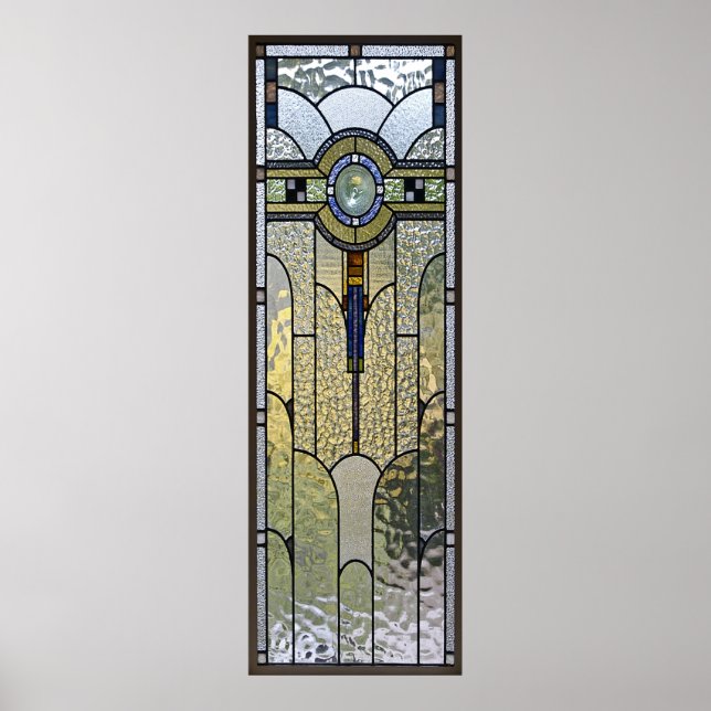 art deco stained glass window poster FROM 8.99 (Front)