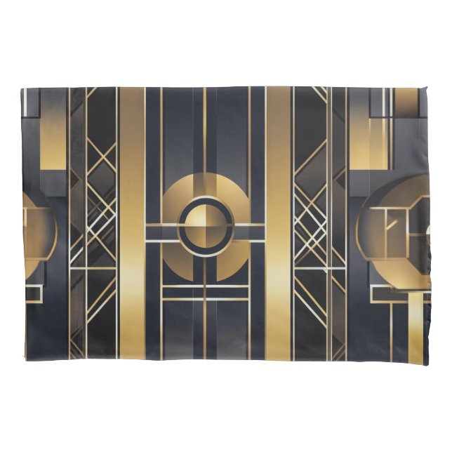 Art Deco Standard Pillowcase (Front)