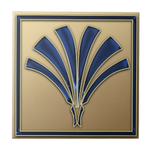 Art Deco Style Ceramic Style (Fan) Tile
