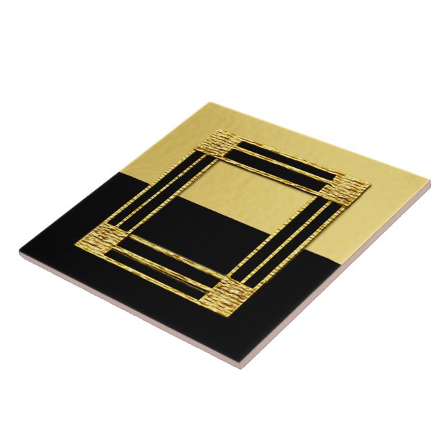 Art Deco Style Ceramic Tile (Side)