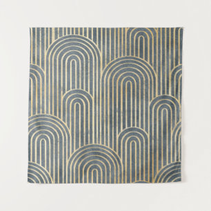 Art Deco style design luxury geometric seamless pa Tapestry