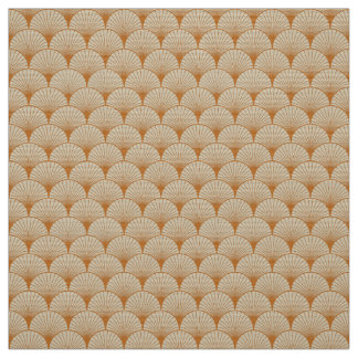 Art Deco Style Fabric Amber Fans