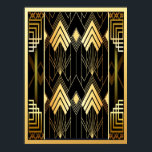 Art Deco Style Geometric Poster<br><div class="desc">If you choose to download, Your local Walgreen store makes board posters of your download into different sizes and in various textures at a very good price. Sometimes with a discount. A tip from my US friend. For UK see "Digital Printing" online. I created this Art Deco Geometric Style Poster...</div>