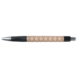 Art Deco style pattern in rose colour