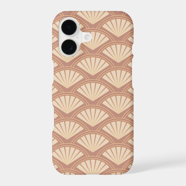 Art Deco style pattern in rose colour  (Back)