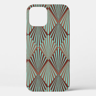 Art Deco style seamless pattern texture iPhone 12 Case