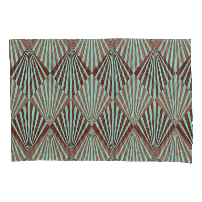 Art Deco style, seamless texture. Pillowcase (Front)