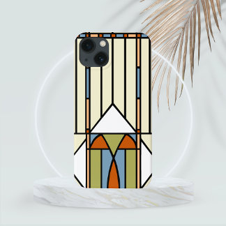 Art Deco Style Stained Glass Look iPhone 13 Case