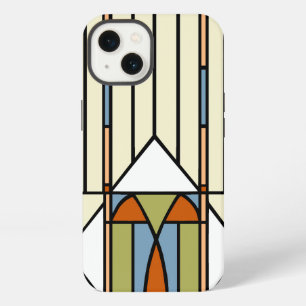 Art Deco Style Stained Glass Look iPhone 13 Case