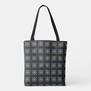 Art Deco Sunburst Minimalist Tote Bag