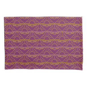 Art Deco Sunrise Pillowcase