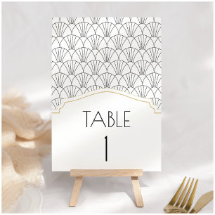 Art Deco Table Numbers