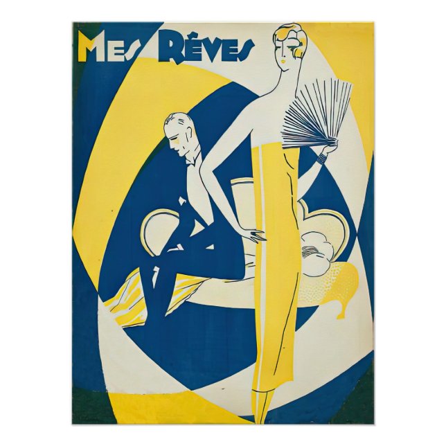  Art Deco Tango in the 1920s Poster (Front)