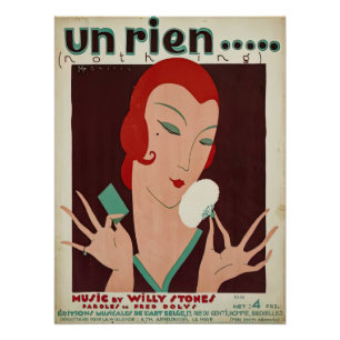 Art Deco Tango in the 1920s Poster