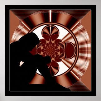 ART DECO TEXTURE #05 POSTER