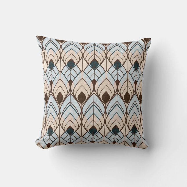 Art Deco: Textured Seamless Ornament. Cushion (Front)