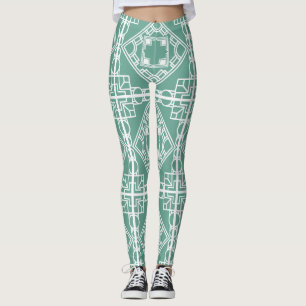 Art Deco Tile  Leggings