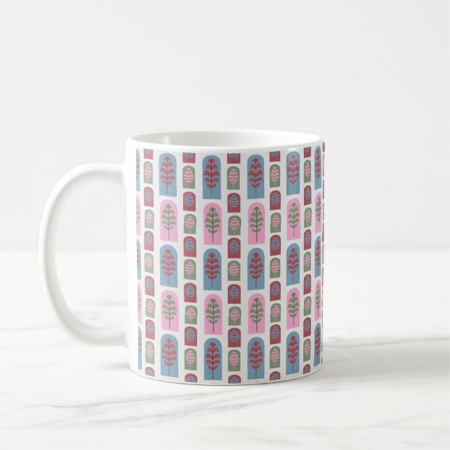 Art Deco Trees  Coffee Mug (Left)