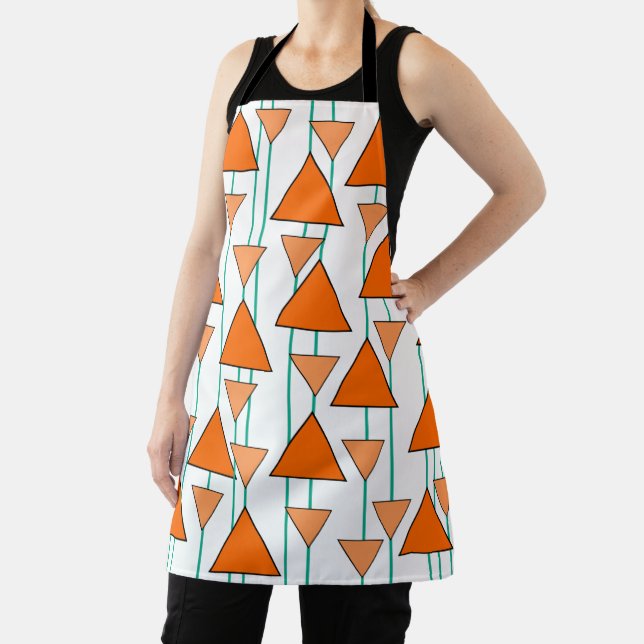 Art Deco Triangles  Apron (Insitu)