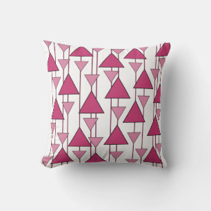 Art Deco Triangles Cushion