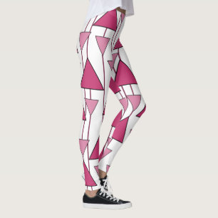 Art Deco Triangles Leggings