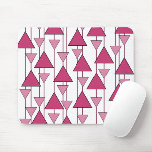 Art Deco Triangles Mouse Pad