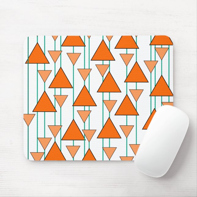 Art Deco Triangles  Mouse Pad (With Mouse)
