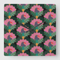Art Deco Tropical Toucans & Pineapples