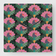 Art Deco Tropical Toucans & Pineapples