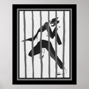 Art Deco "Tumulte Noir Jazz" ca. 1927 Poster