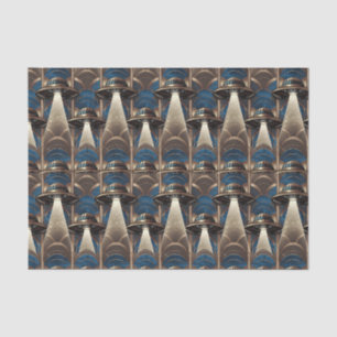 Art Deco UFO Tissue Paper