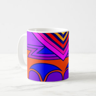 Art Deco Valentine Heart Coffee Mug