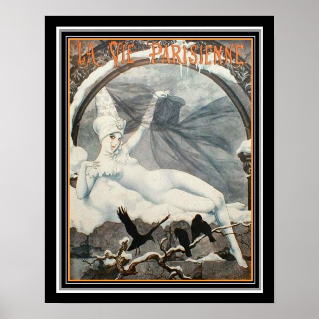 Art Deco Vie Parisienne Winter 1926  16 x 20 Poster (Front)