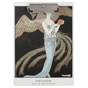 Art Deco Vintage 1920s Fashion Flapper Phoenix Clipboard