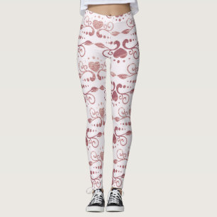 Art deco, vintage elegant wallpaper. leggings