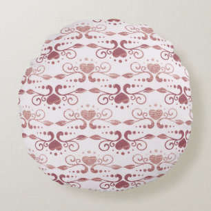 Art deco, vintage elegant wallpaper. round cushion