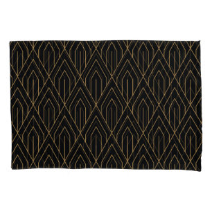Art Deco: vintage geometric wallpaper. Pillowcase