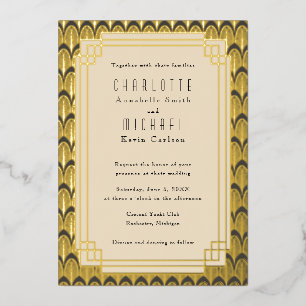 Art Deco Vintage gold