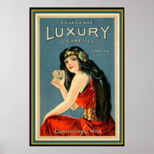 Art Deco Vintage Luxury Cigarette Ad 13 x 19 Poster