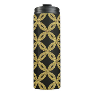 Art Deco vintage pattern. decoration ornament.  Thermal Tumbler