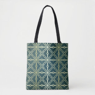 Art-deco vintage seamless geometric pattern. Vinta Tote Bag
