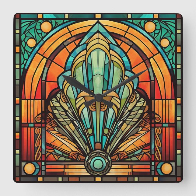 Art Deco Wall Clock (Front)